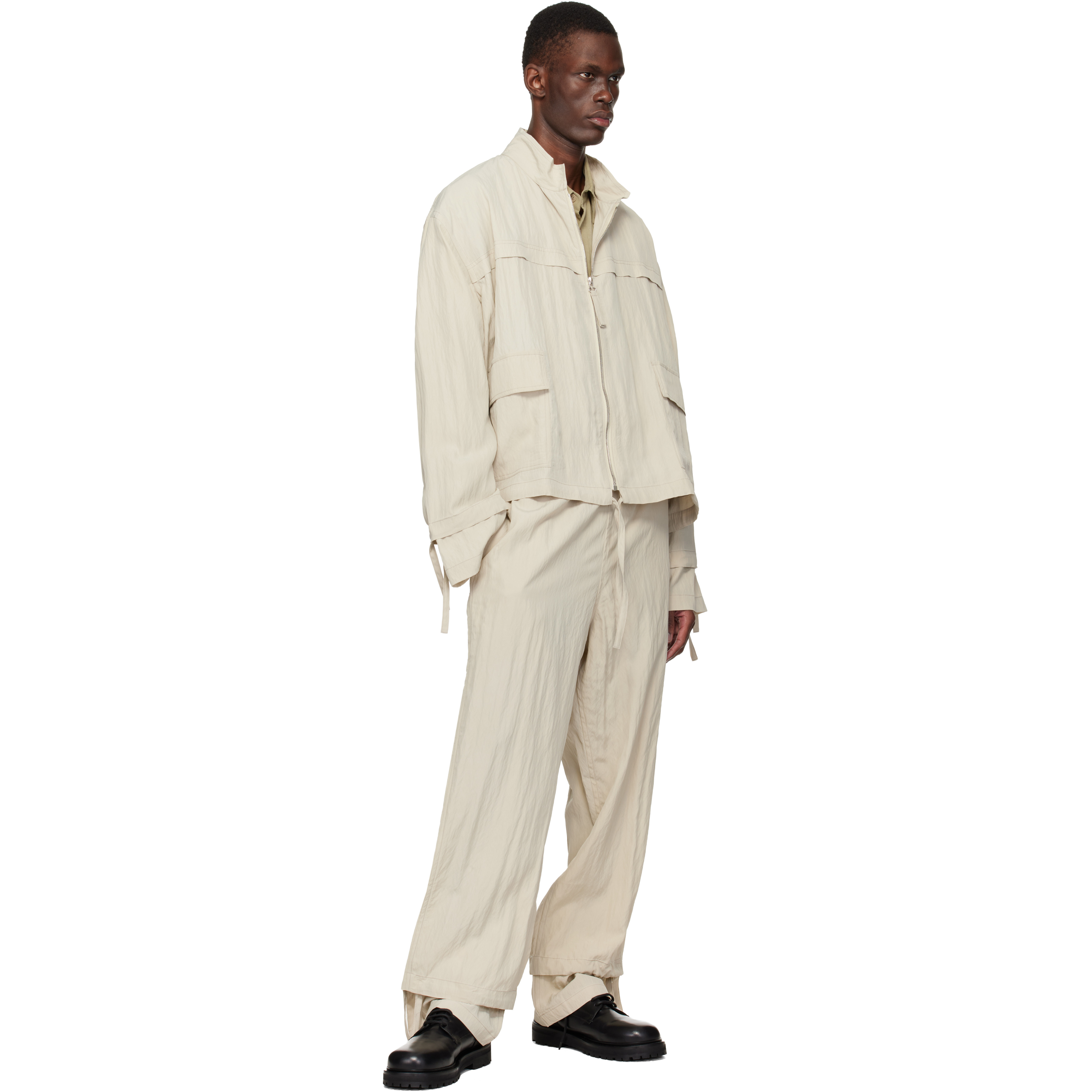 Gray Park Track Jacket