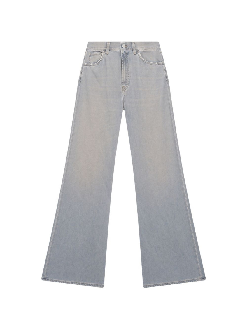 Straight Leg Jeans - Blau