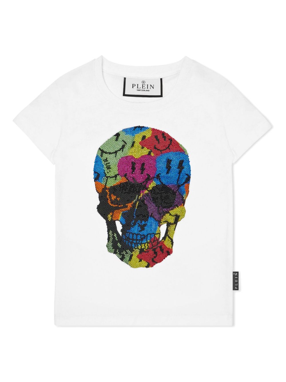 Pure Smile crystal-embellished T-shirt - Black
