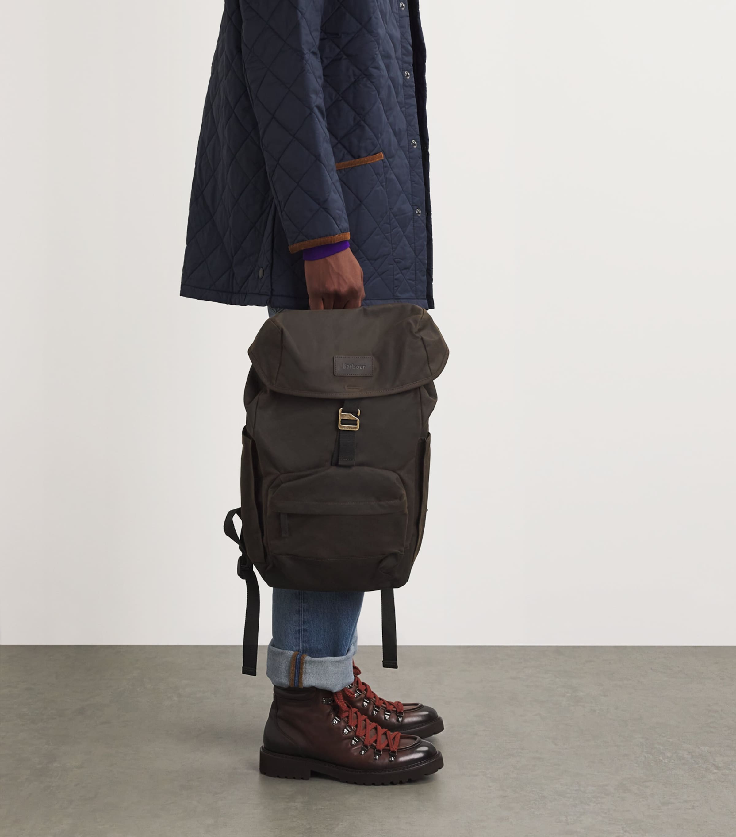 Waxed-Cotton Backpack