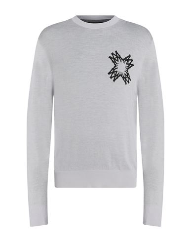 Man Sweater Light grey Size XXXL Wool, Viscose