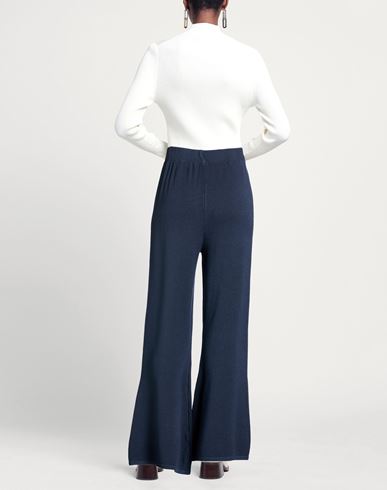 Woman Pants Navy Size S Viscose, PBT