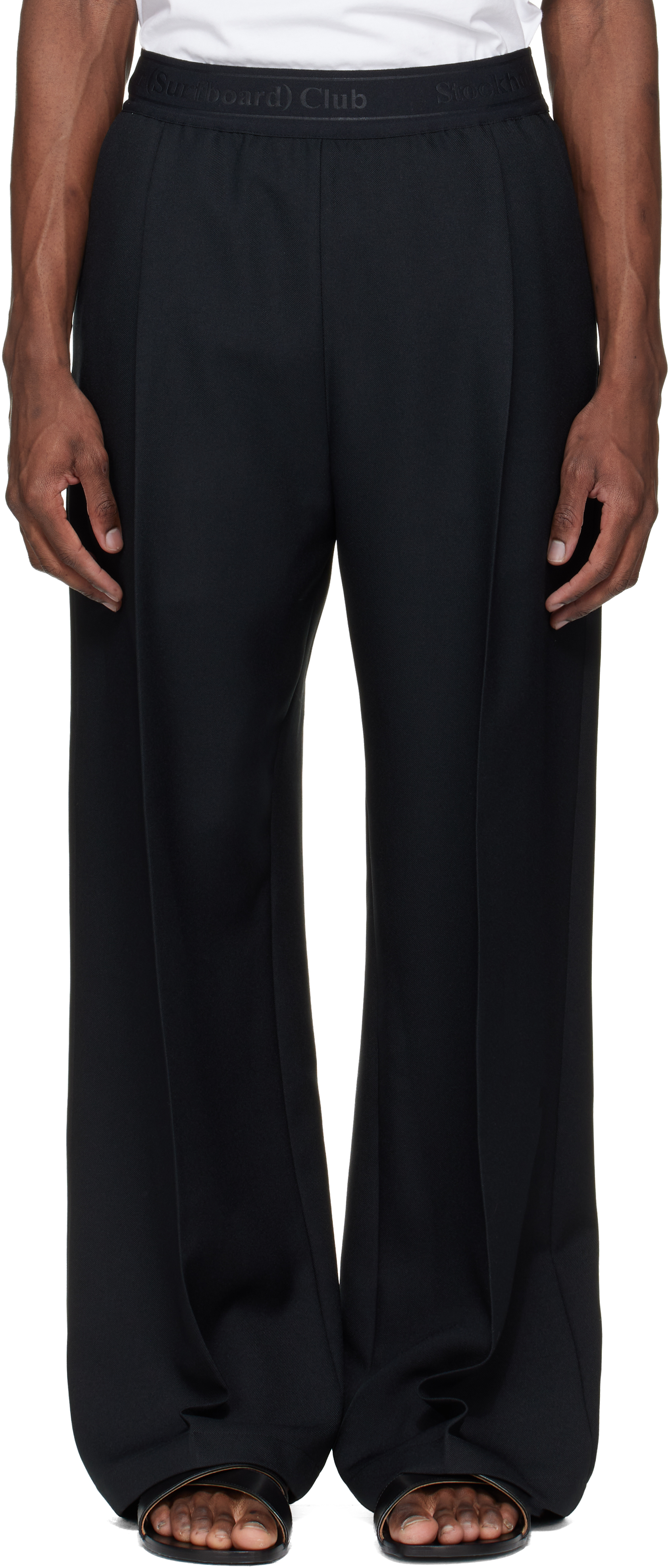 Black Relaxed Fit Trousers