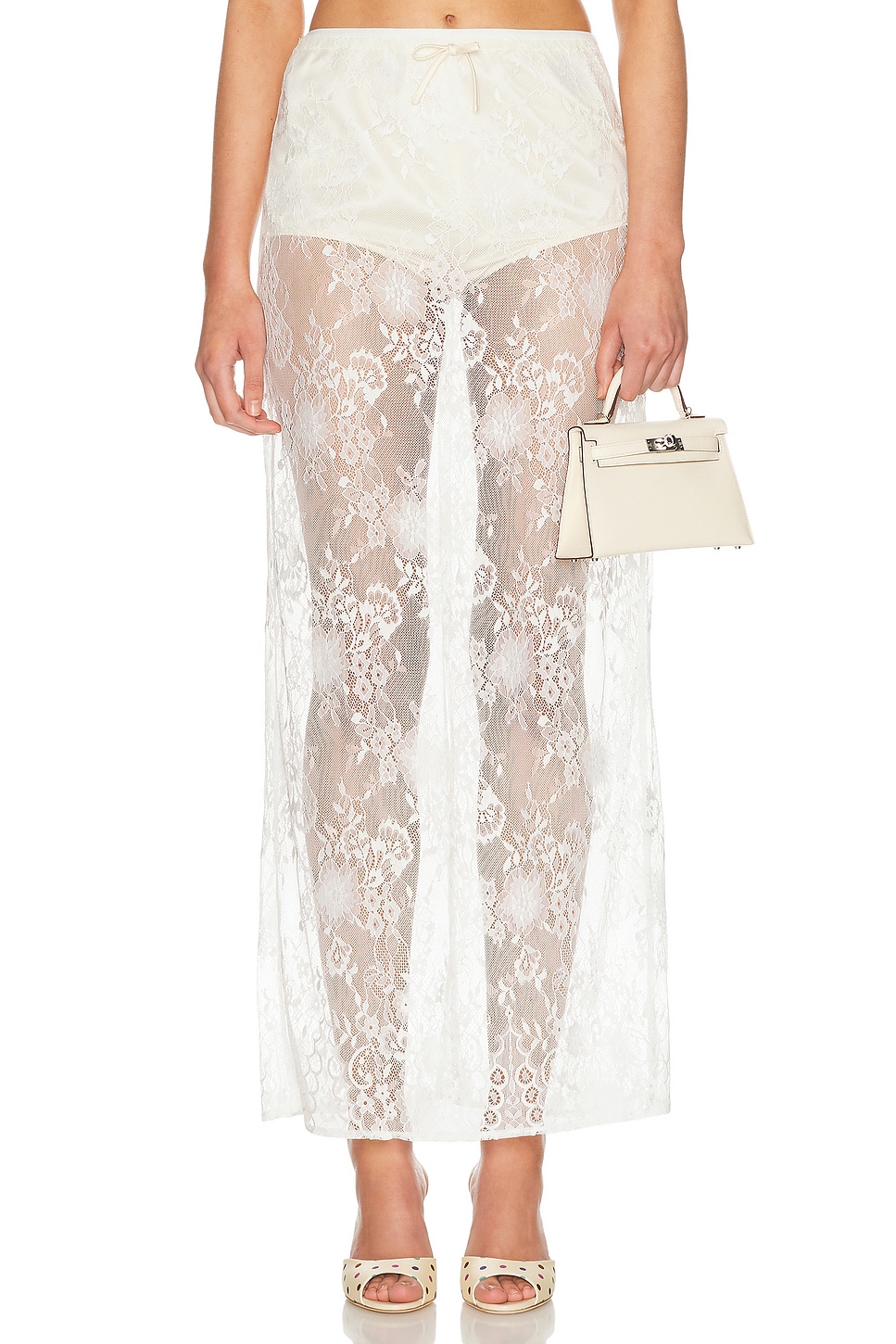 Aya Muse Eteri Skirt in White. - XS also in