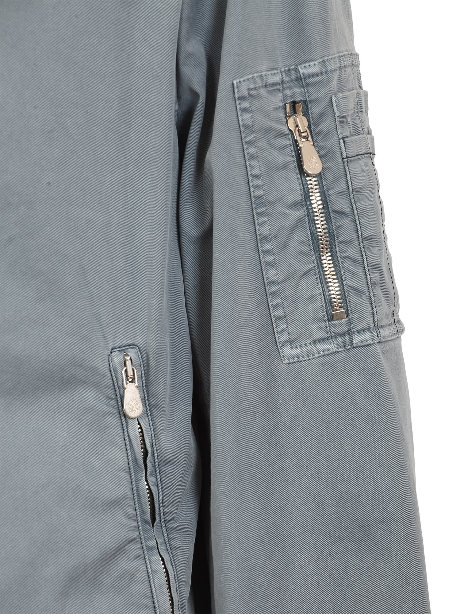 Zip-pocket bomber jacket