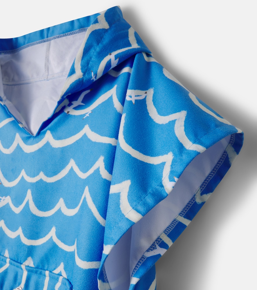 Printed poncho