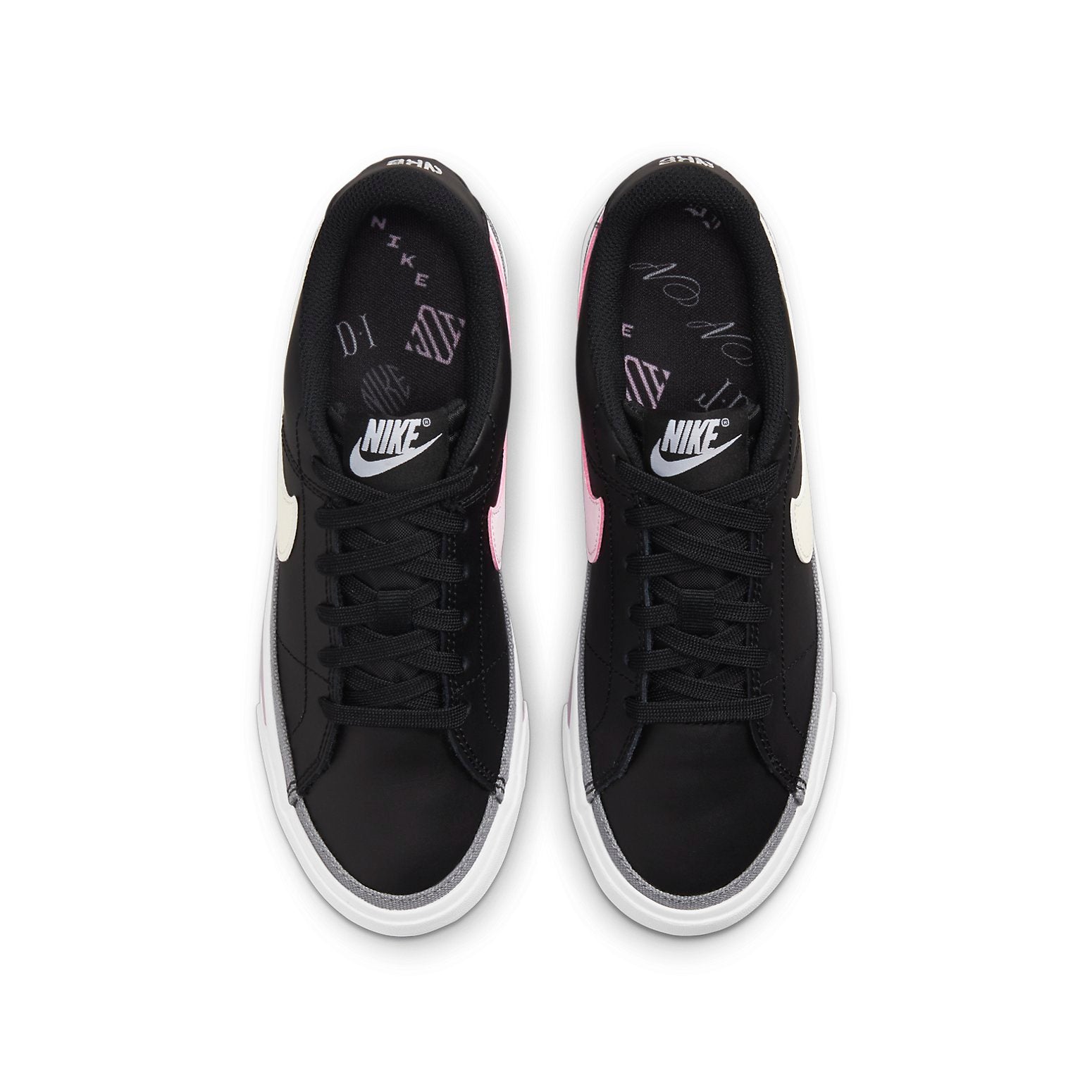 (GS) Court Legacy SE 'Black Pink Foam Cashmere'