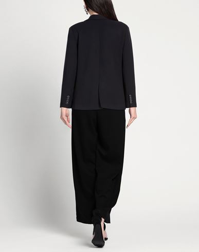 Woman Blazer Navy Size L Polyester, Viscose, Elastane