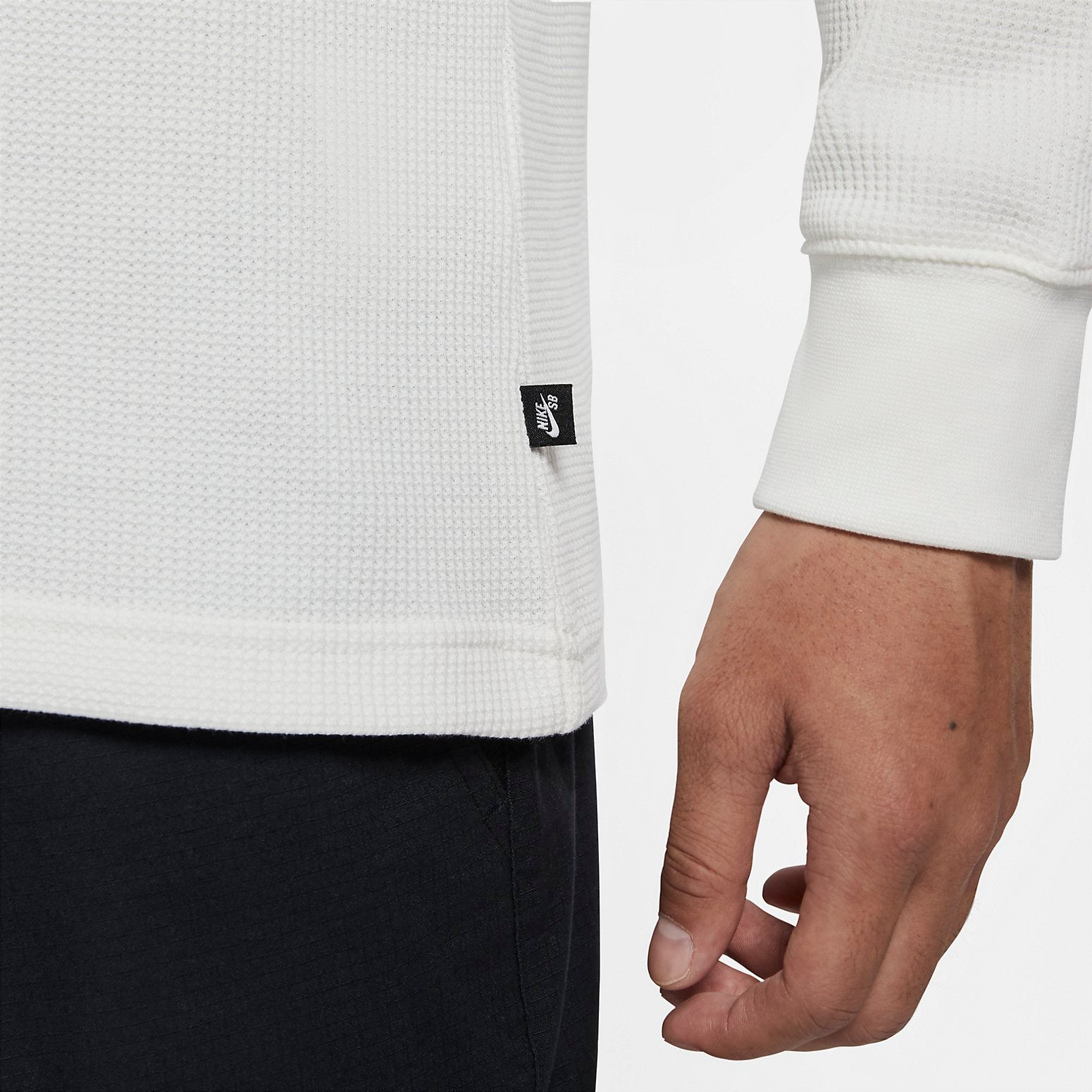 SB Long-Sleeve Skate Thermal T-shirt 'White'