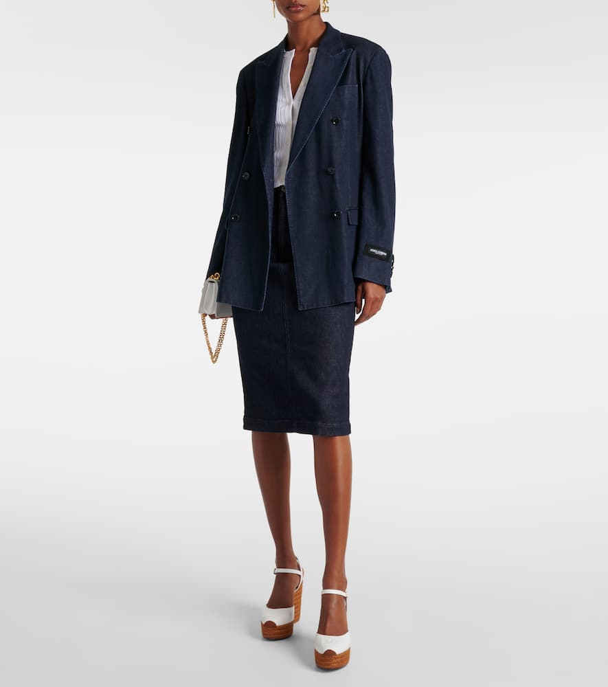 Denim blazer
