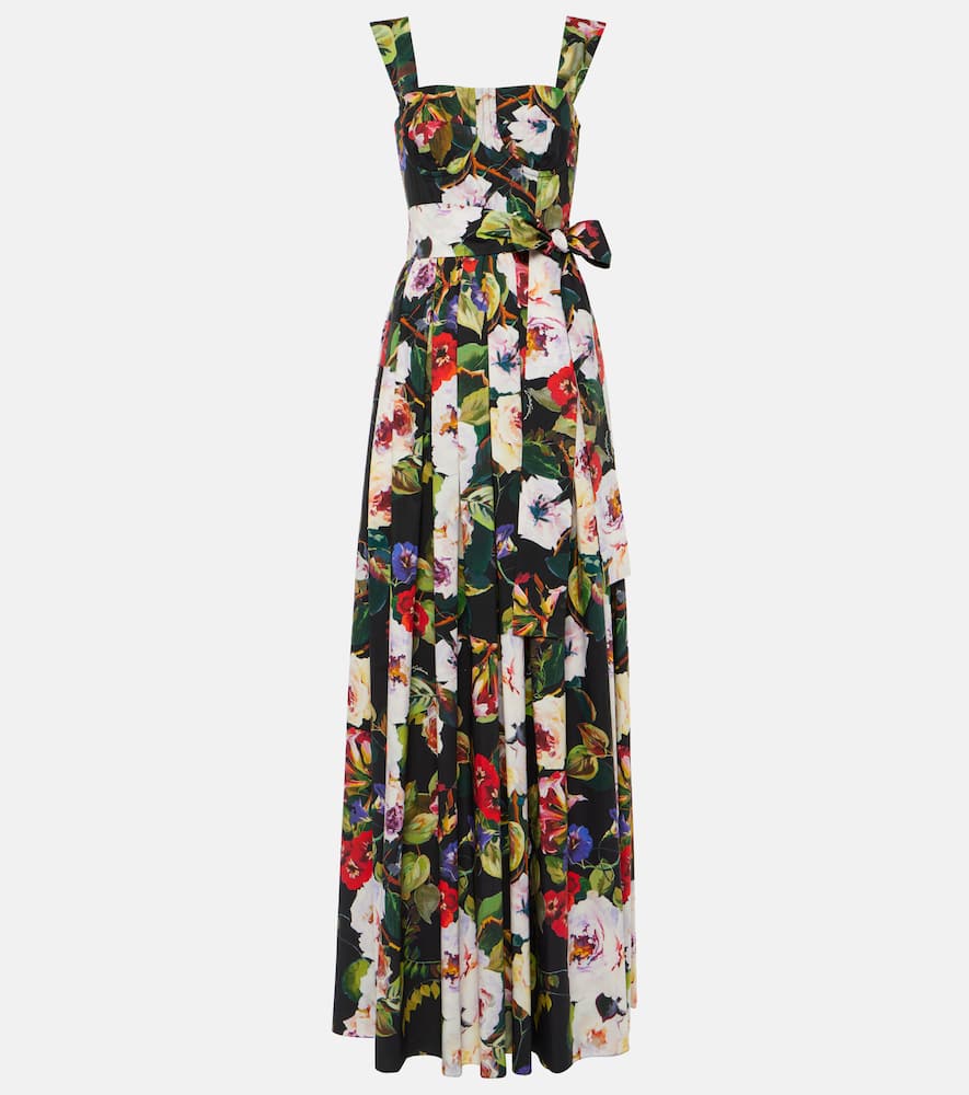 Floral cotton gown