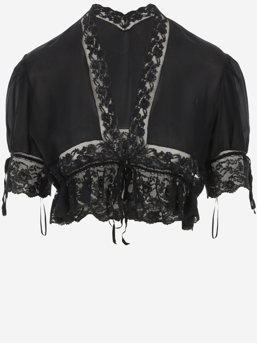 Embroidered Short Top