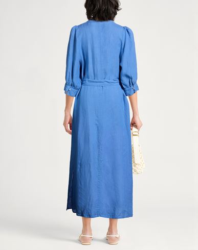 Woman Maxi dress Azure Size 6 Linen