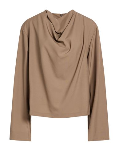 Róhe Woman Top Khaki Size 6 Virgin Wool