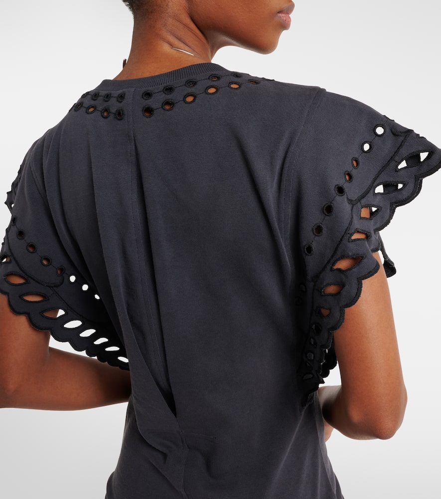 Orlane embroidered cotton minidress