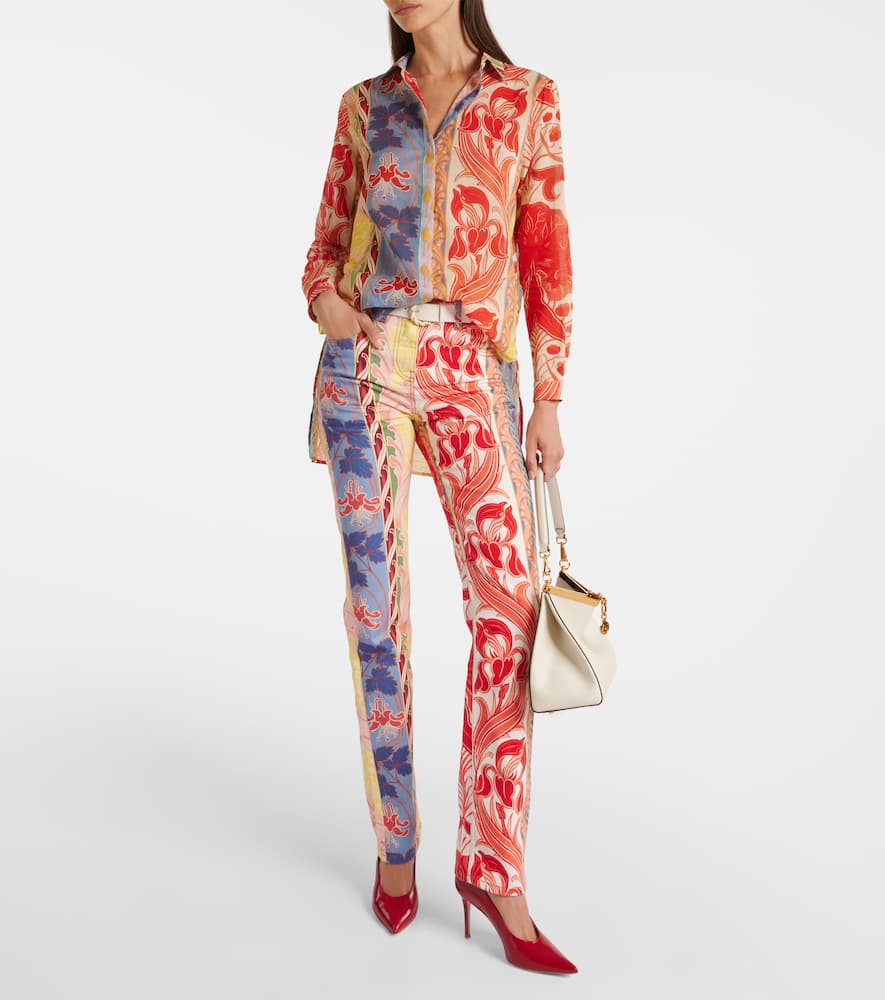 Printed cotton shirt