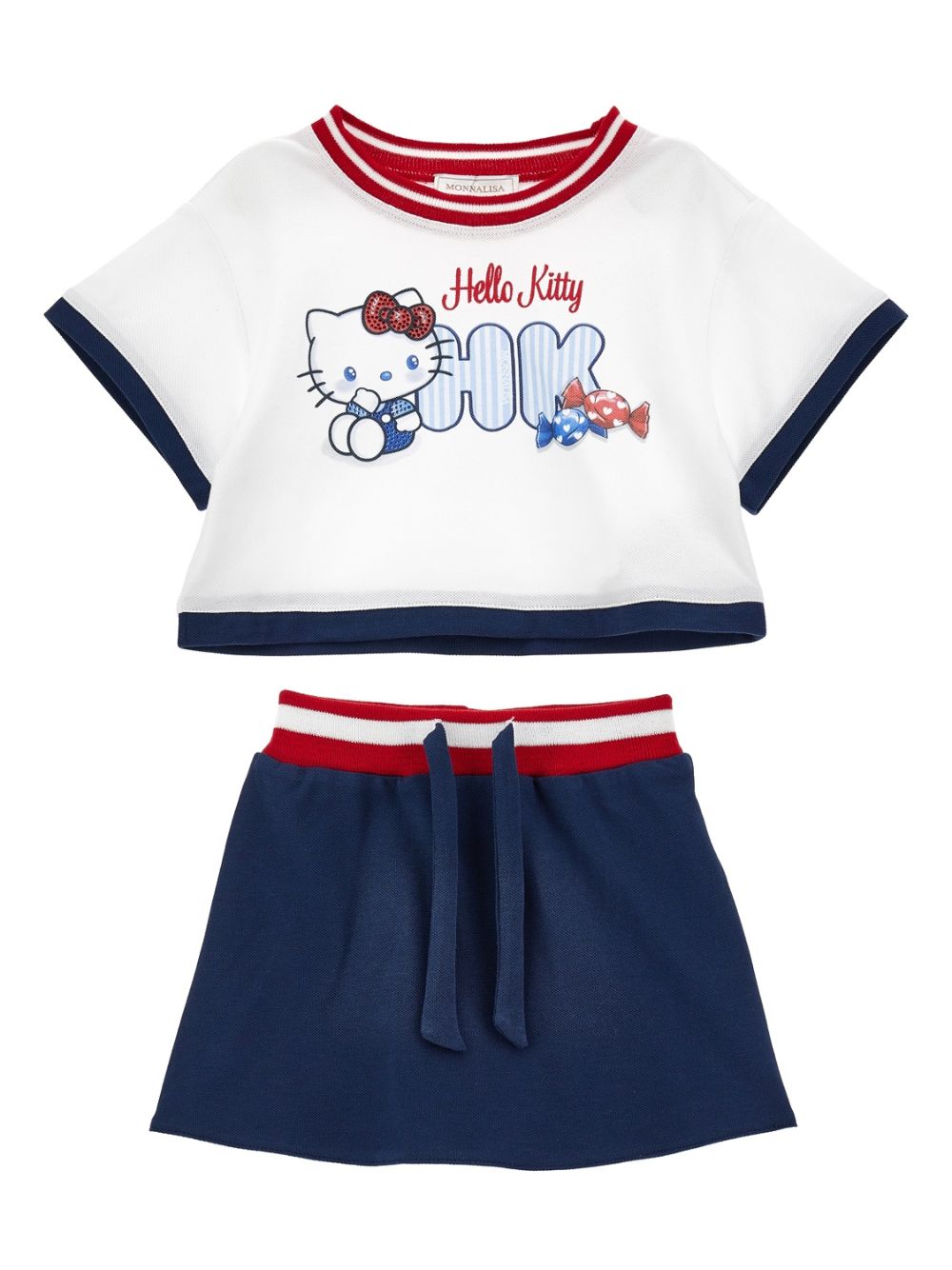 Mini Hello Kitty Top and Skirt Set