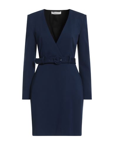 Woman Mini dress Navy Size 4 Viscose, Polyamide, Elastane