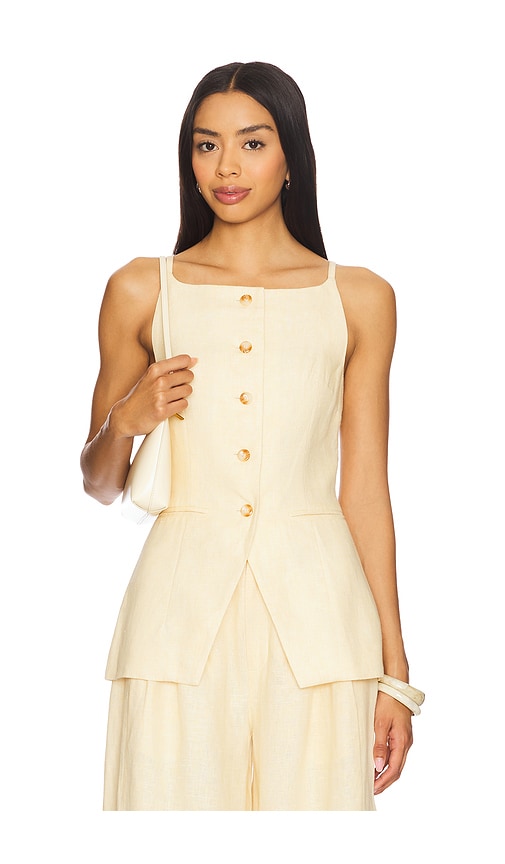 Posse Nancy Gilet in Lemon.  XS. Also in L