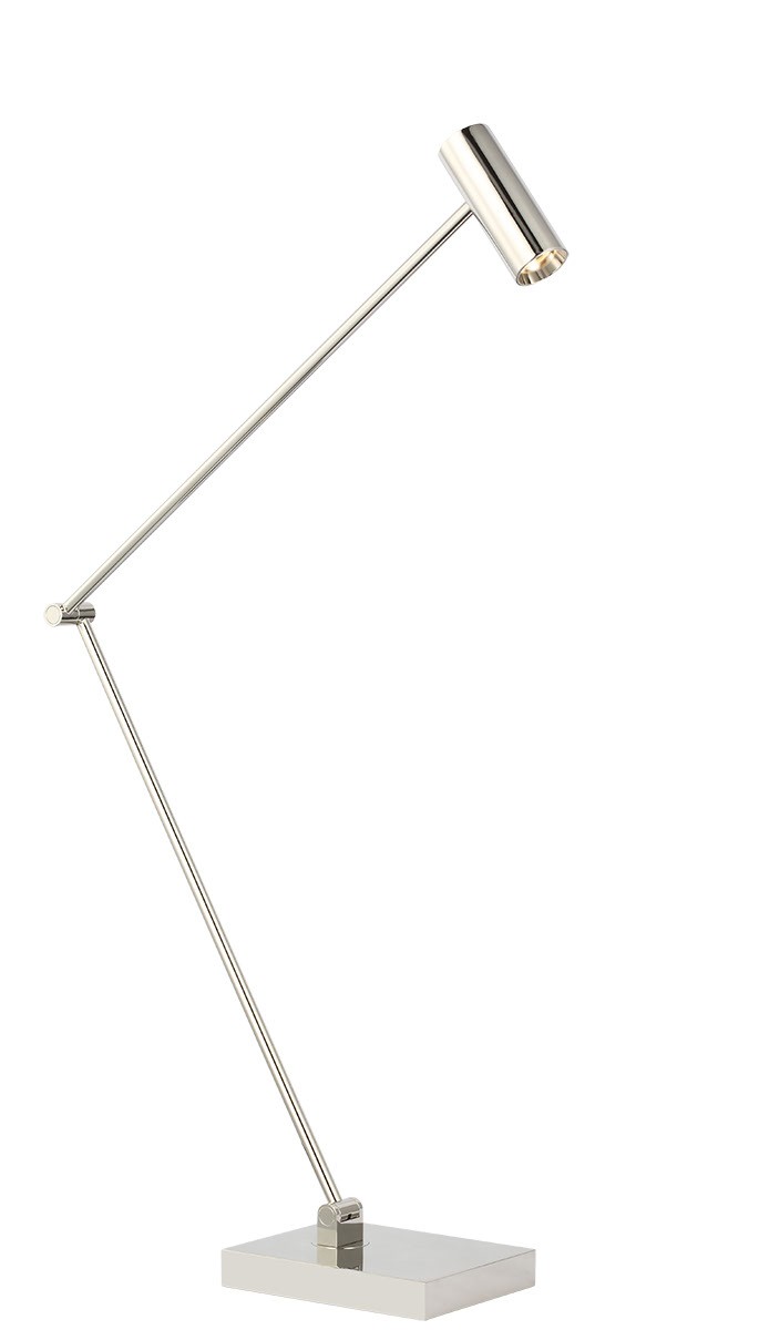 Polished Nickel LED Table Lamp from the Ponte Collection
