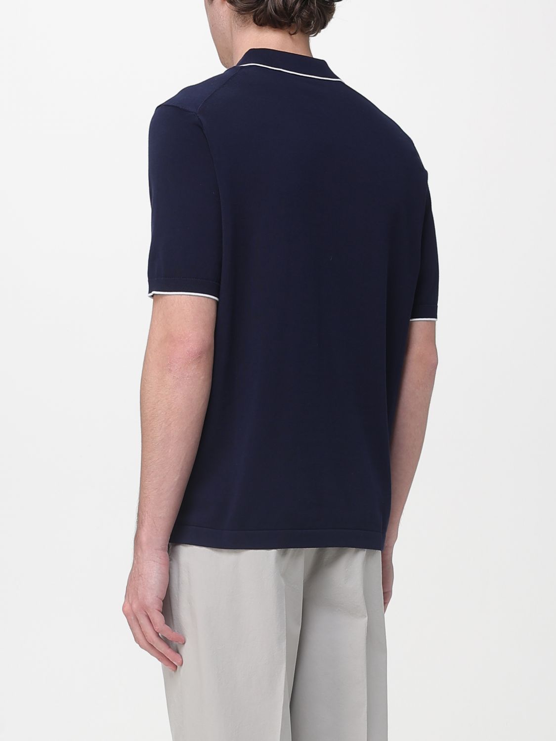 Polo Shirt Men color Blue
