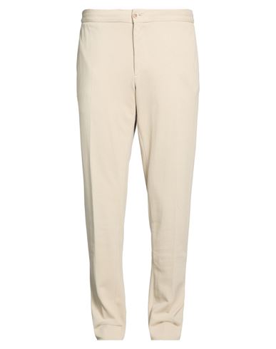 Man Pants Beige Size 38 Cotton, Nylon