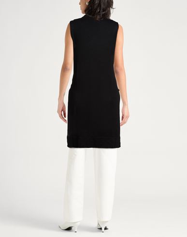 Collezione N_01 Woman Sweater Black Size L Linen, Cotton