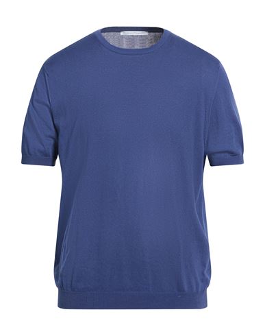 Man Sweater Blue Size XL Cotton