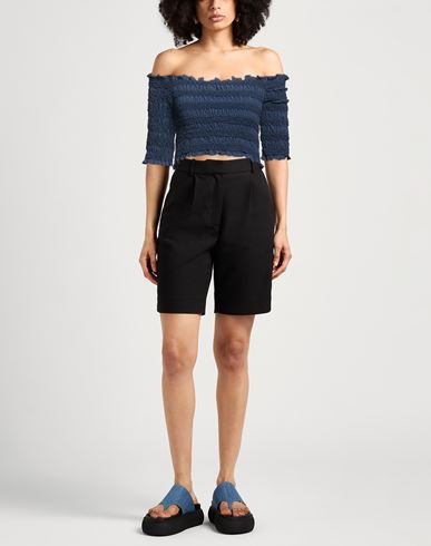 Woman Top Navy Size M Cotton