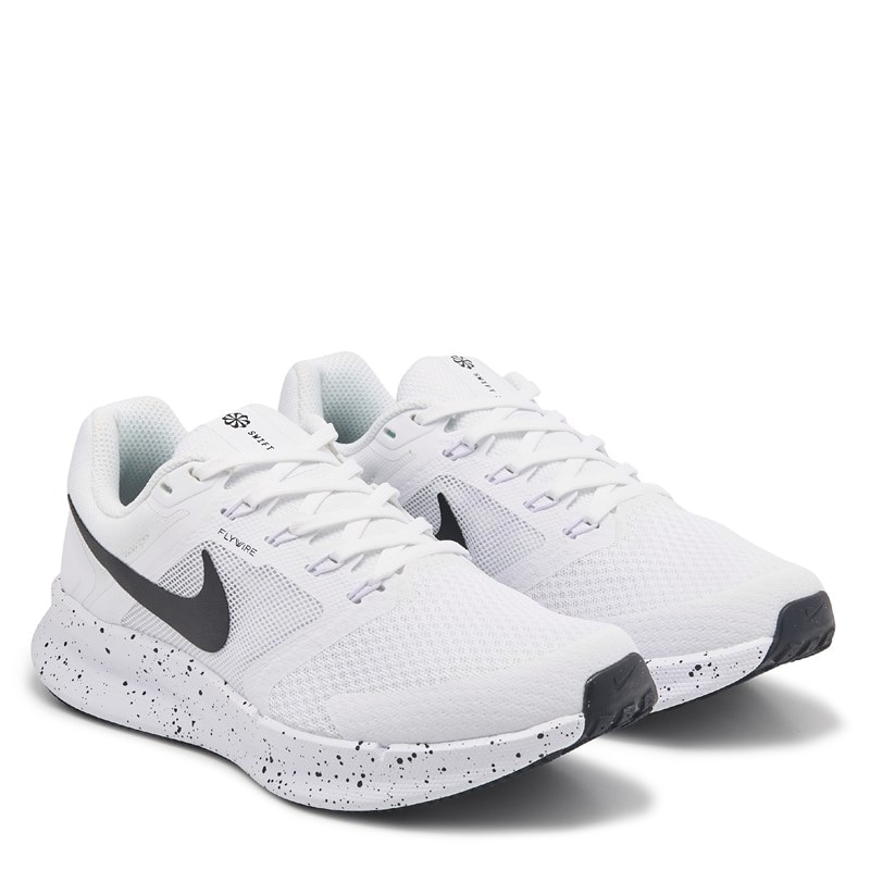 Women's Run Swift 3 Running Shoes (White/Black/Speckle)