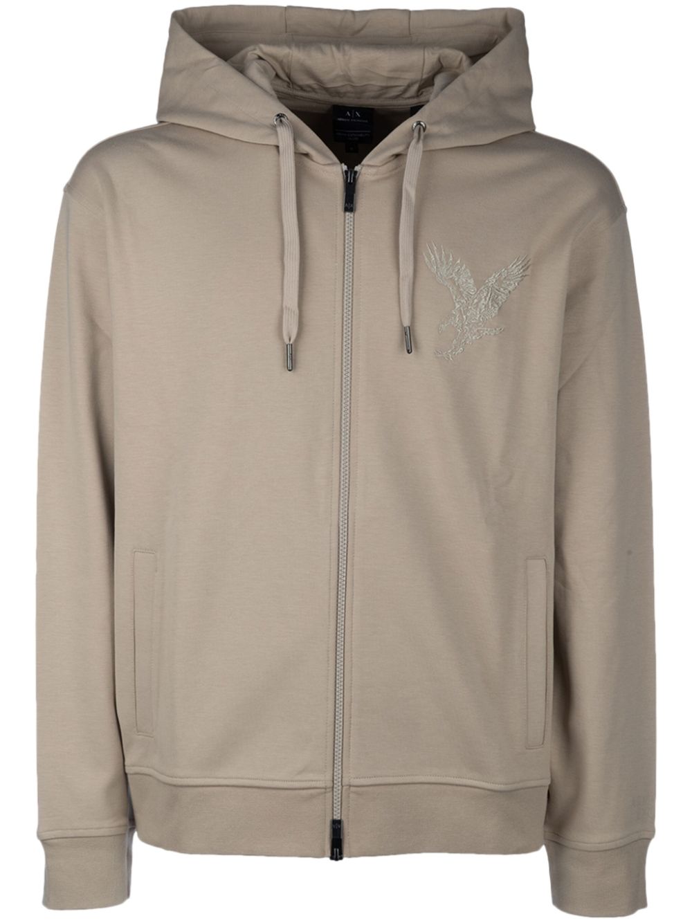 Embroidered hoodie - Neutrals