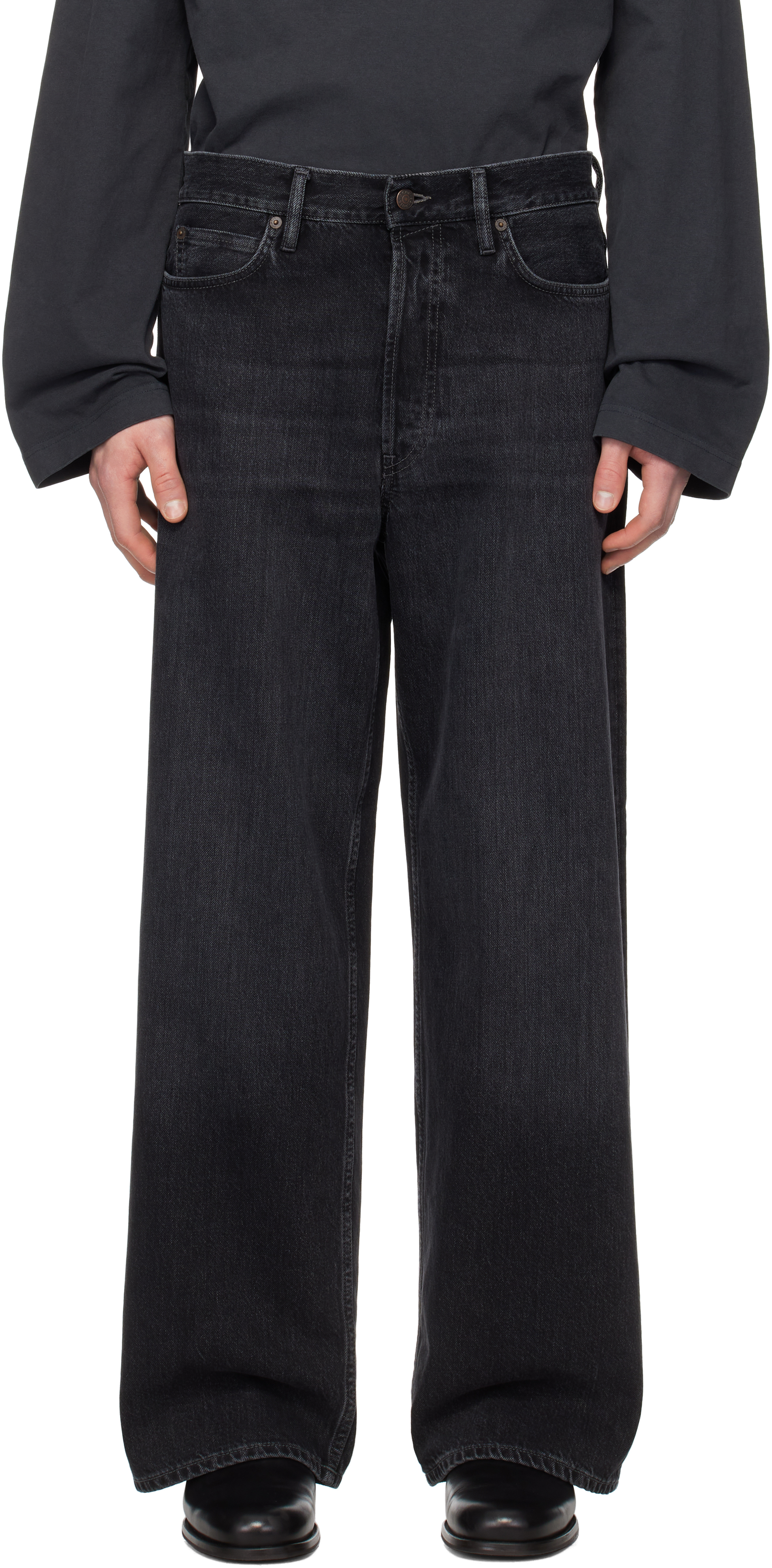 Acne Studios Black Baggy Fit 1981M Jeans