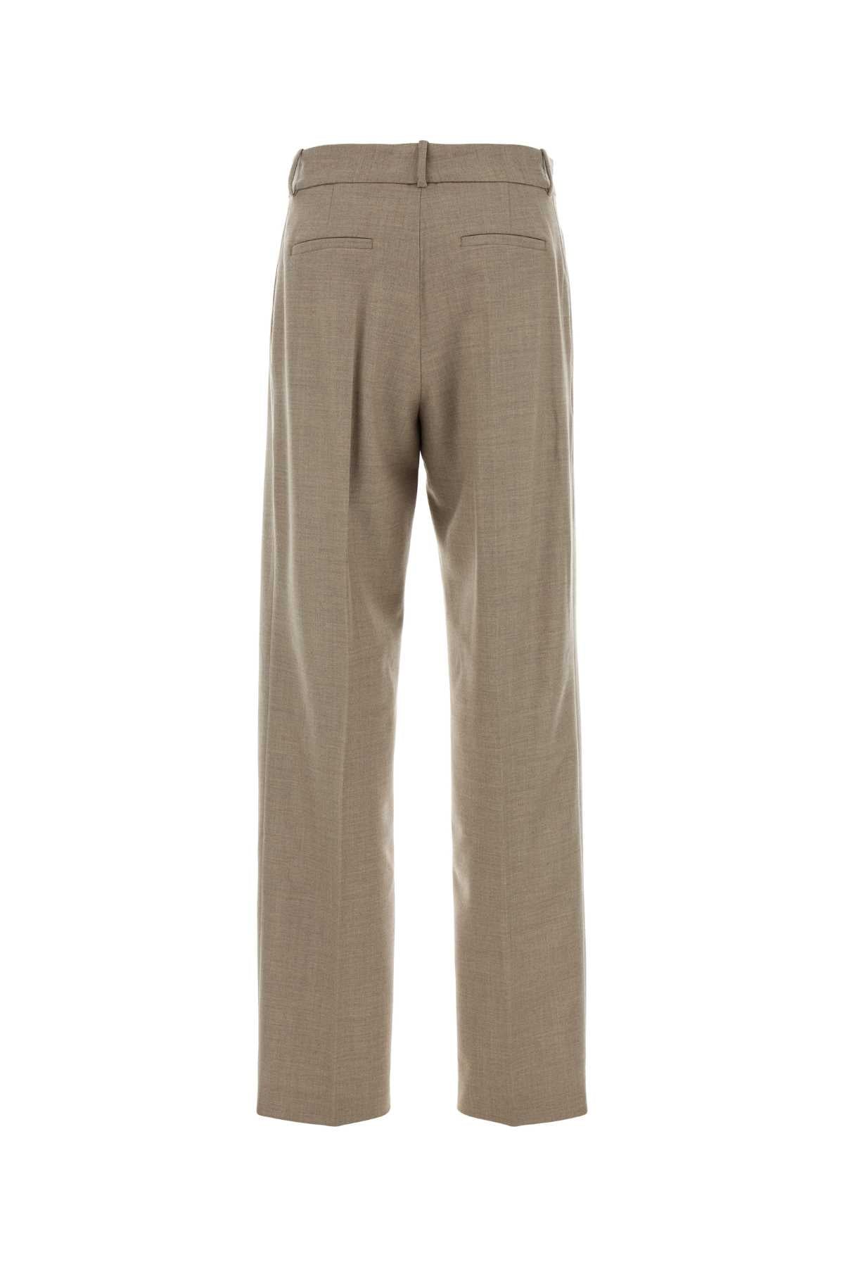 Oriane Dove Grey Stretch Wool Pant