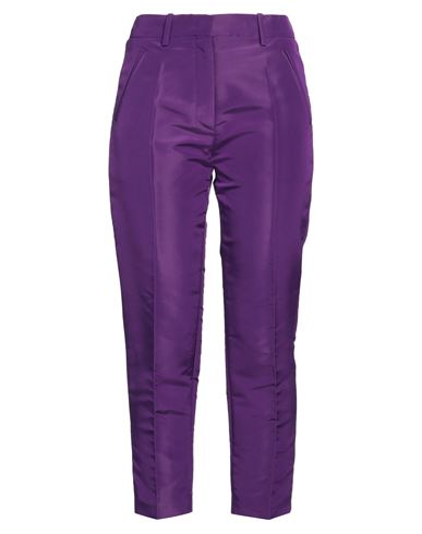 Valentino Garavani Woman Pants Purple Size 4 Silk