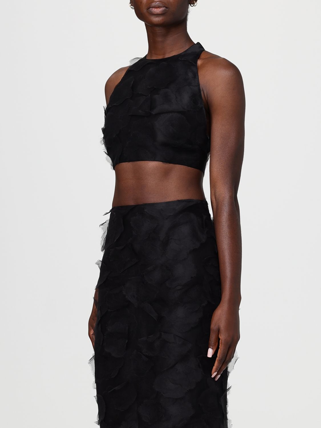 Top Woman color Black