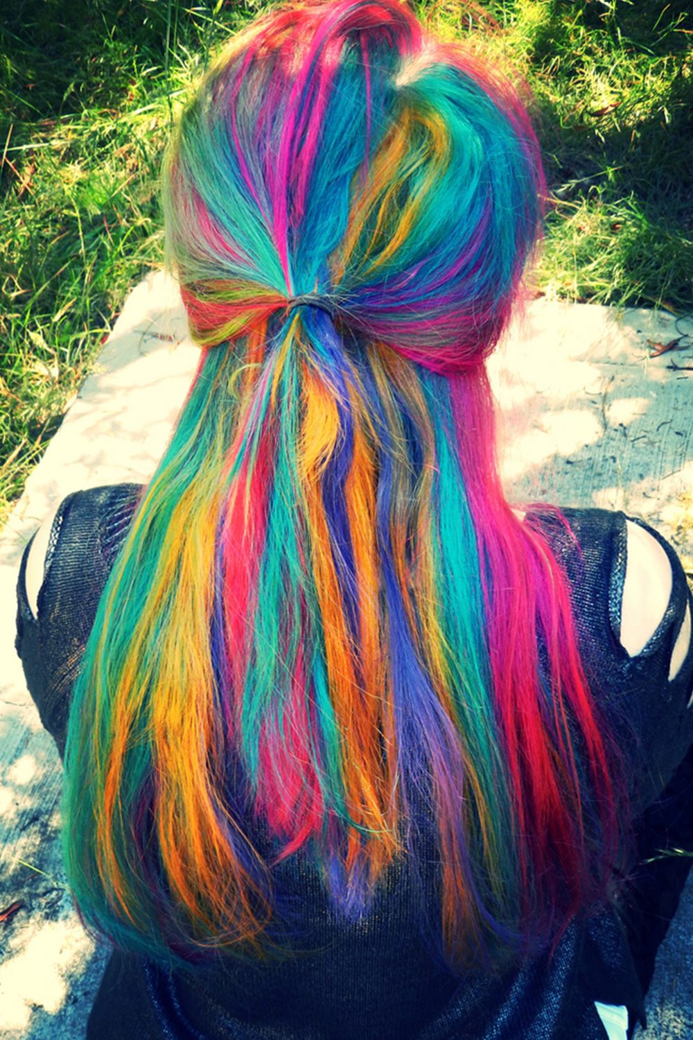 Neel Blue Temporary Hair Chalk Colour Pastel Dye, 12pcs in Colourbeauty