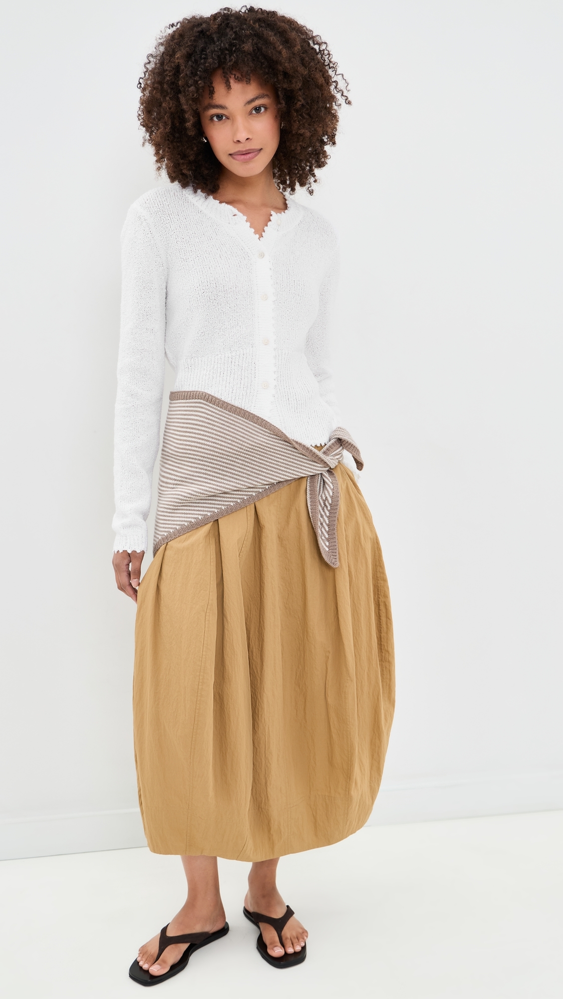 Monti Cardigan White