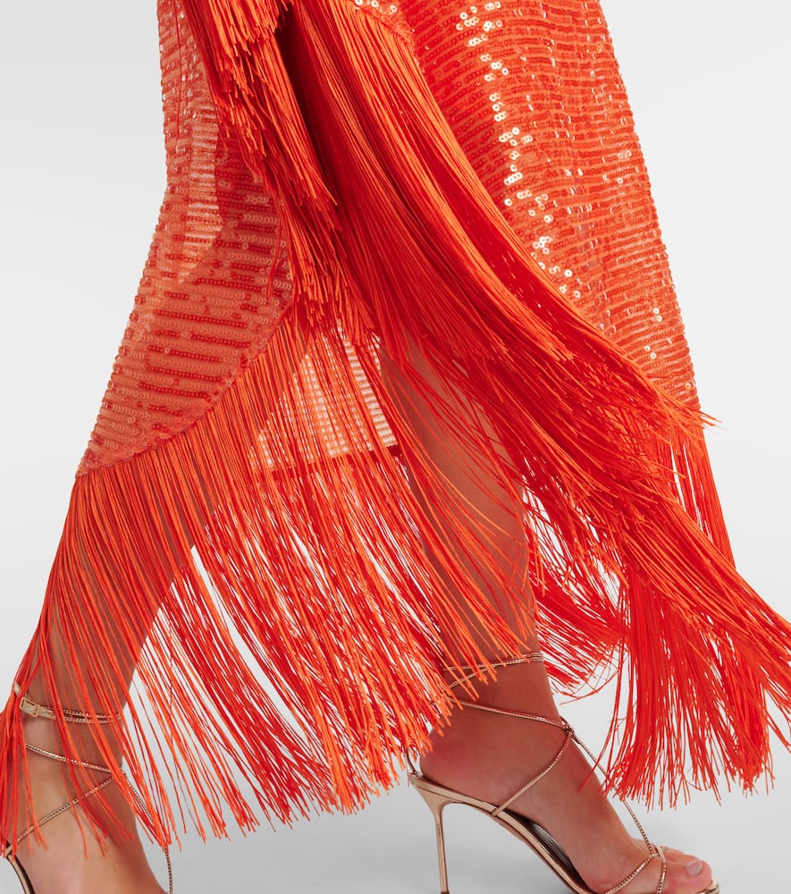 Spritz Disco sequined maxi dress