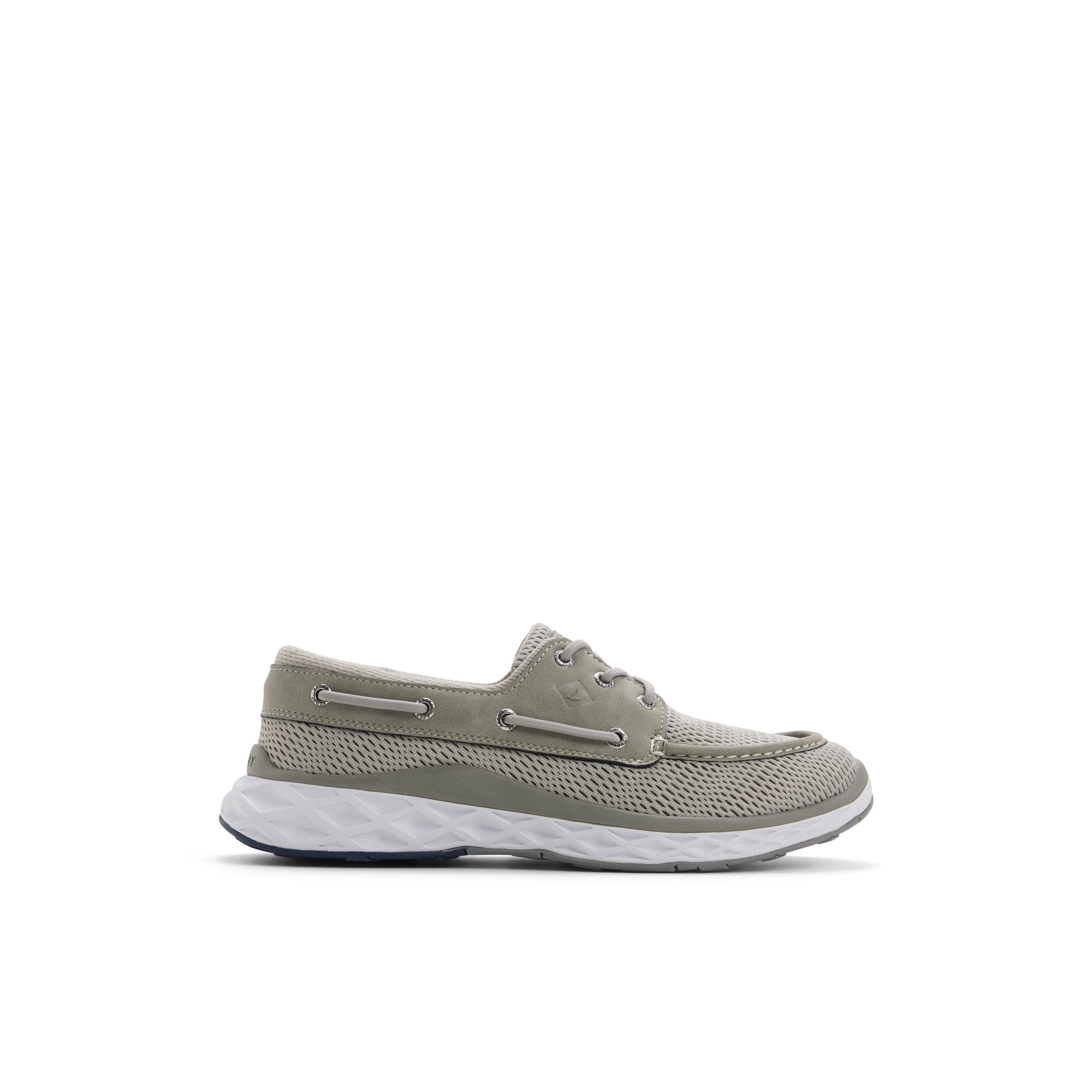 Dipsail Mesh 3 Eye Boat Sneaker in Grey