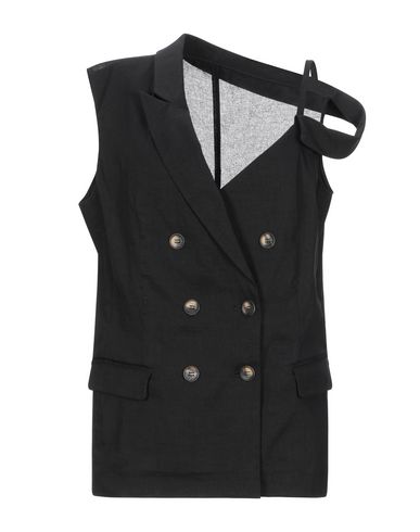 Woman Tailored Vest Black