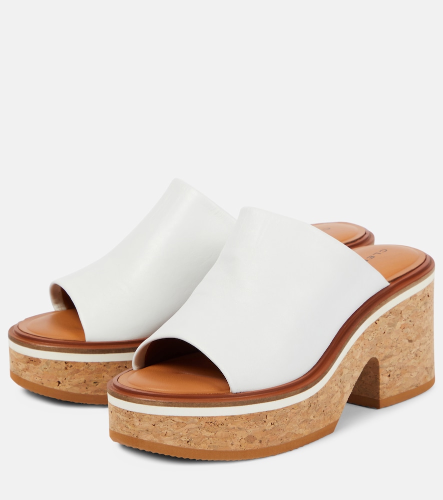 Cessy leather platform sandals