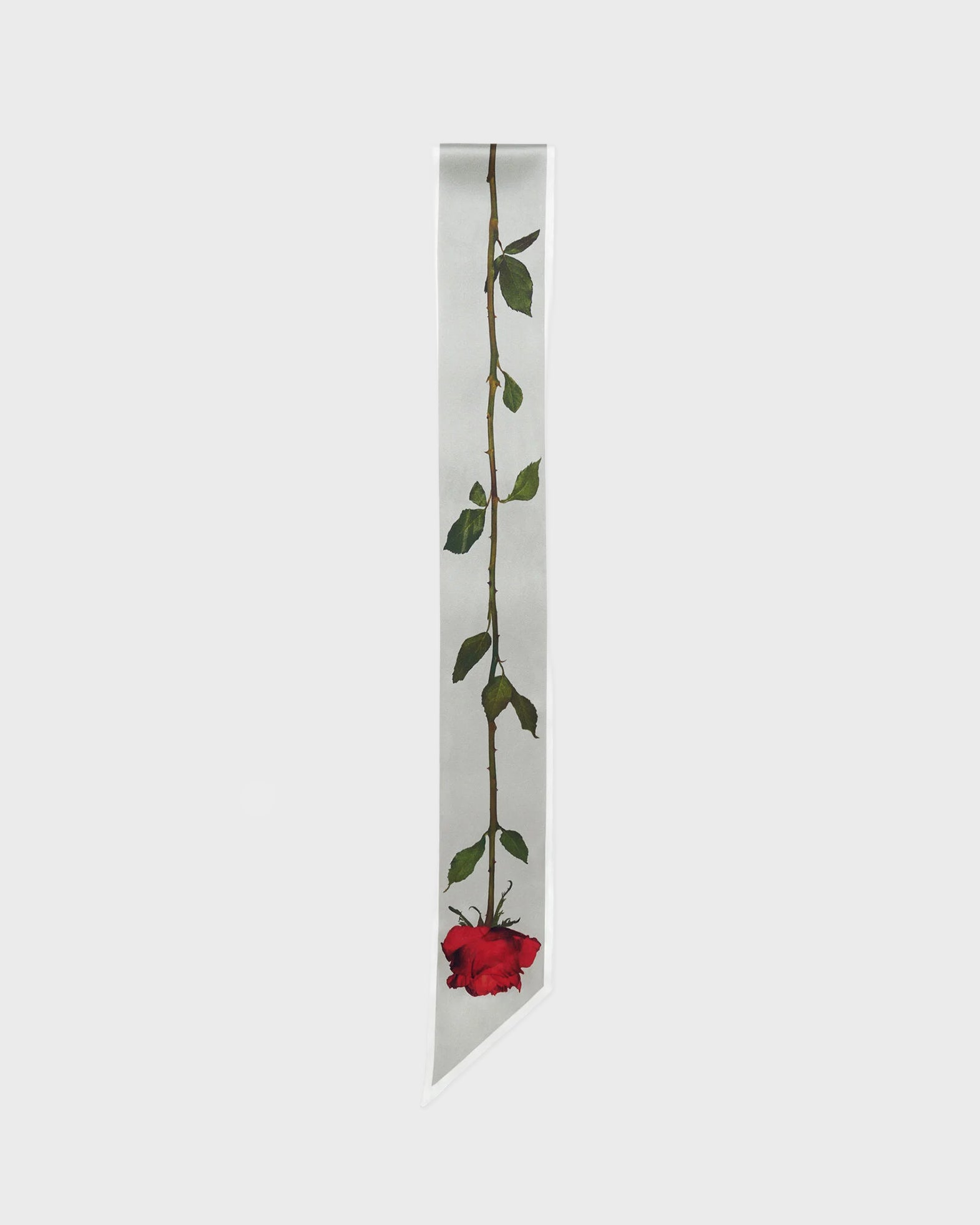 Acne Studios Scarf Thin Silk Satin White ONESIZE