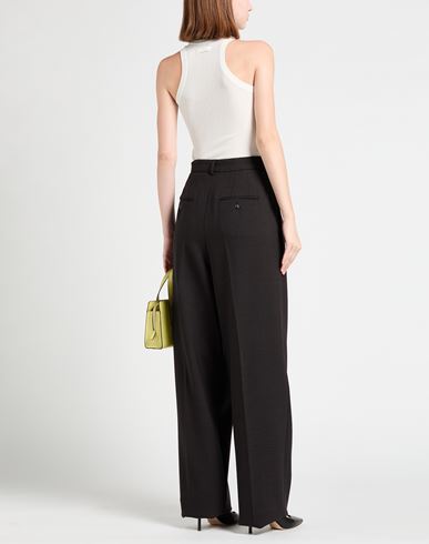 Woman Pants Dark brown