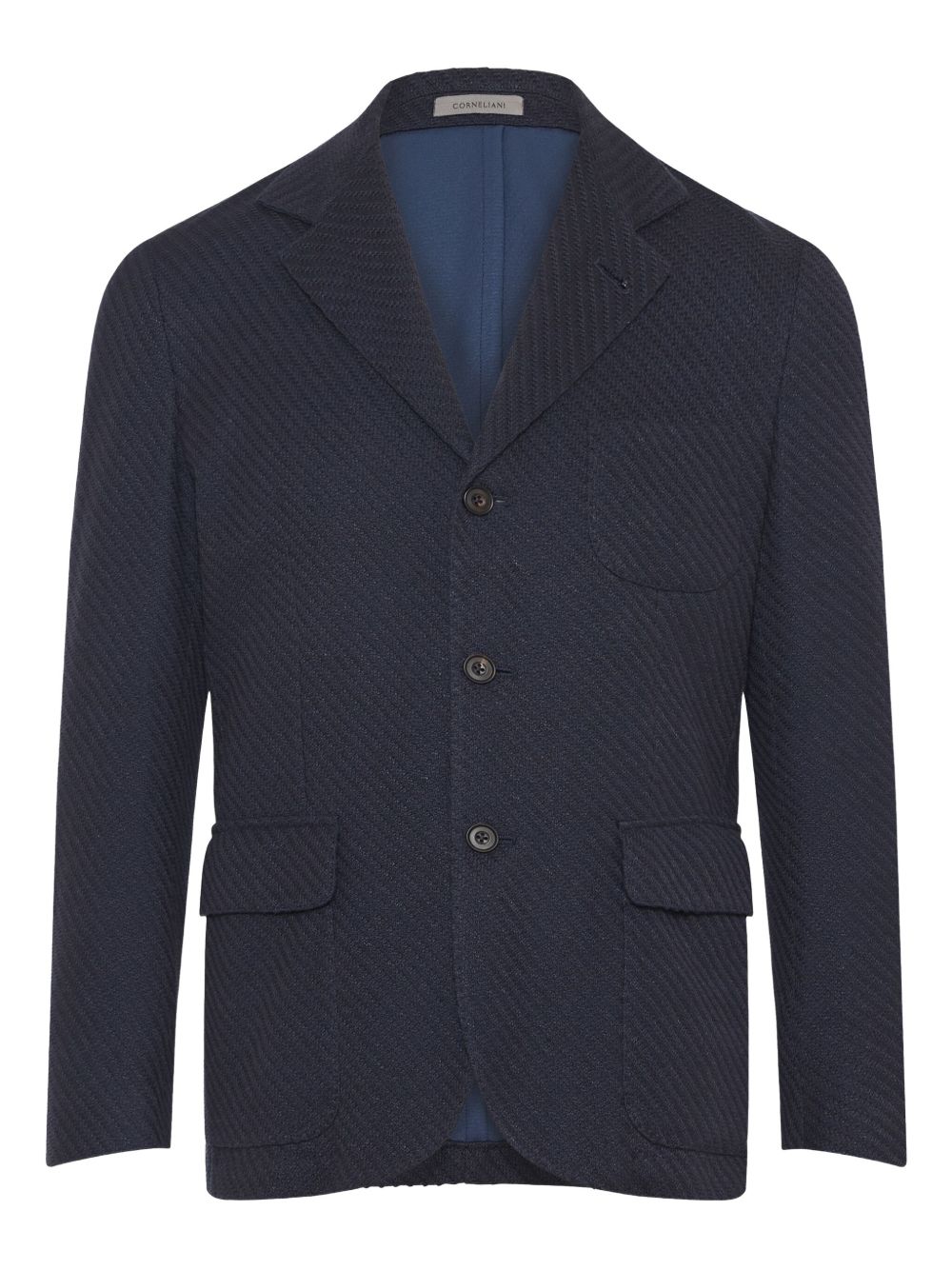 Corneliani knitted blazer - Blue