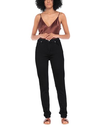 Brian Dales & Ltb Woman Jeans Black Size 26 Cotton, Polyester, Elastane