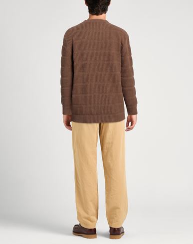 Man Sweater Light brown Size 38 Wool, Polyamide