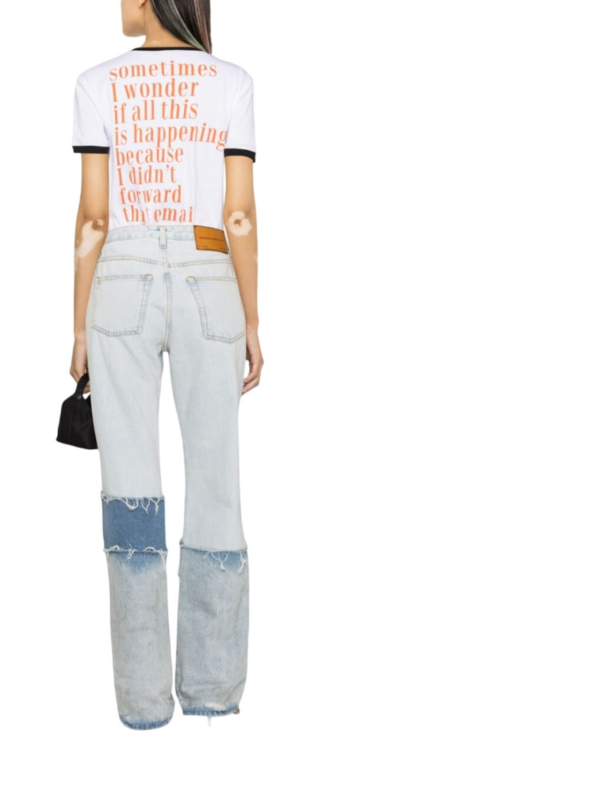 Light Blue Destroyed Jeans