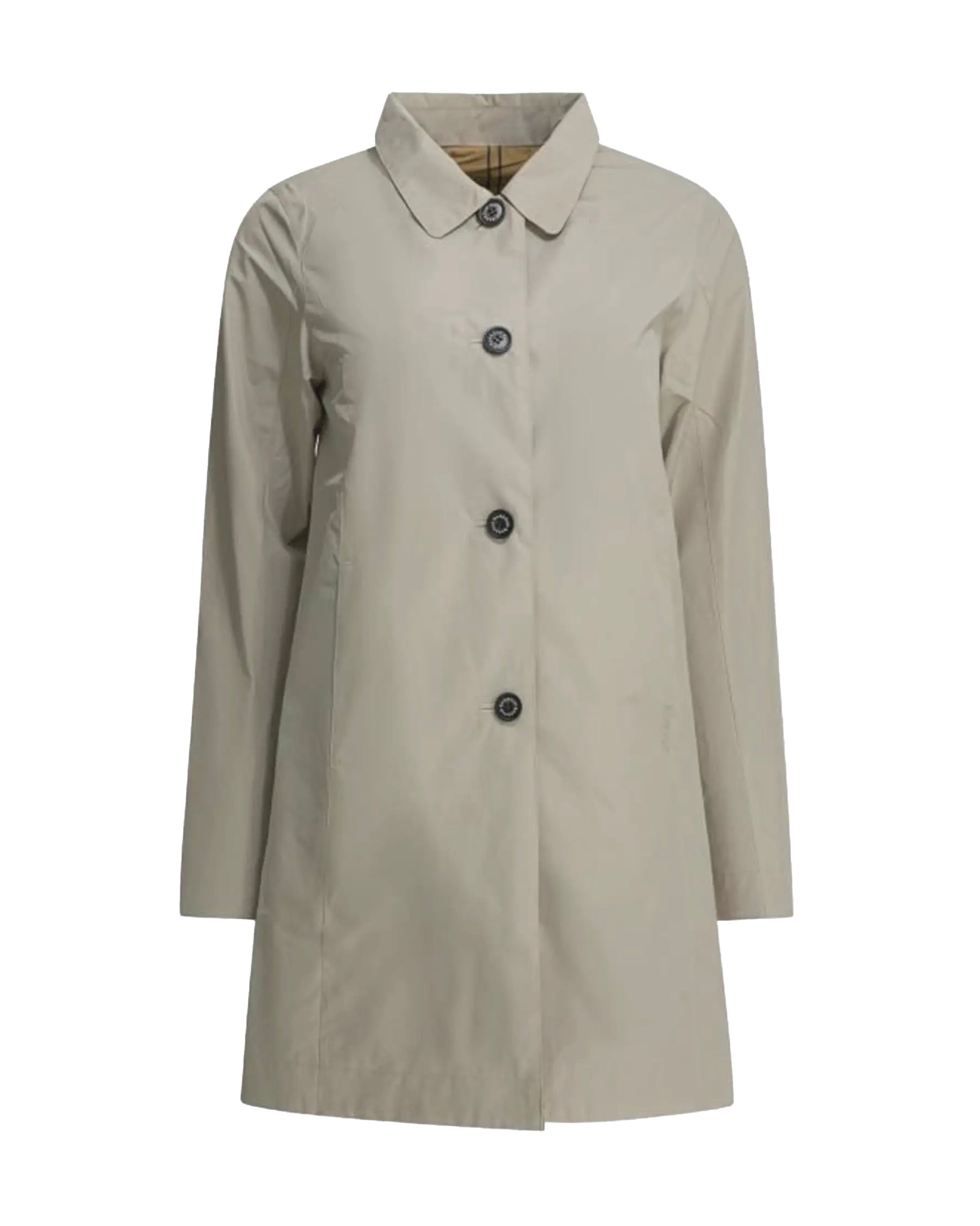 Reversible Waterproof Raincoat — Beige