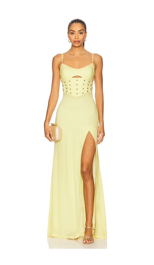Papa Don't Preach x REVOLVE Now I'm Your Daisy Gown in Yellow. M also in