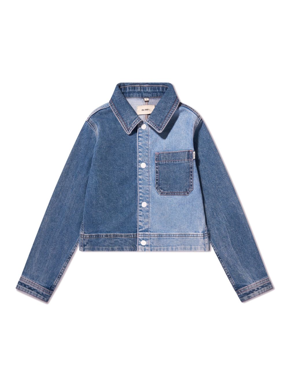 Dual-tone denim jackets - Blue